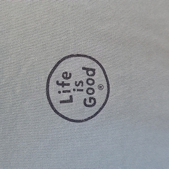 Life IS GOOD blue unicorn tshirt.  Size is Medium. - Picture 3 of 7